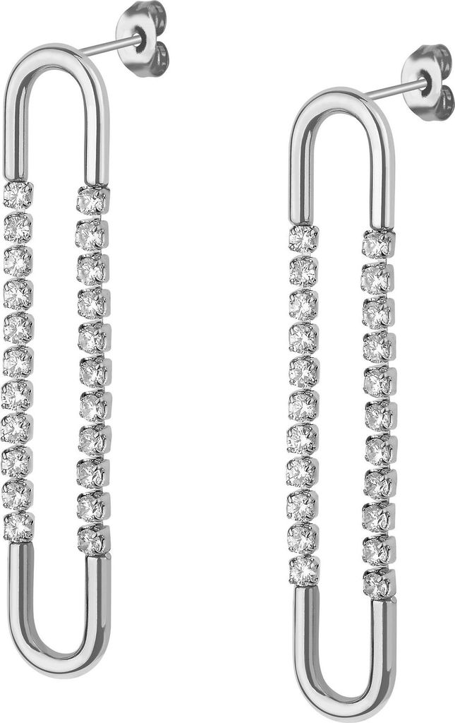 Lange Ohrstecker mit Glitzer