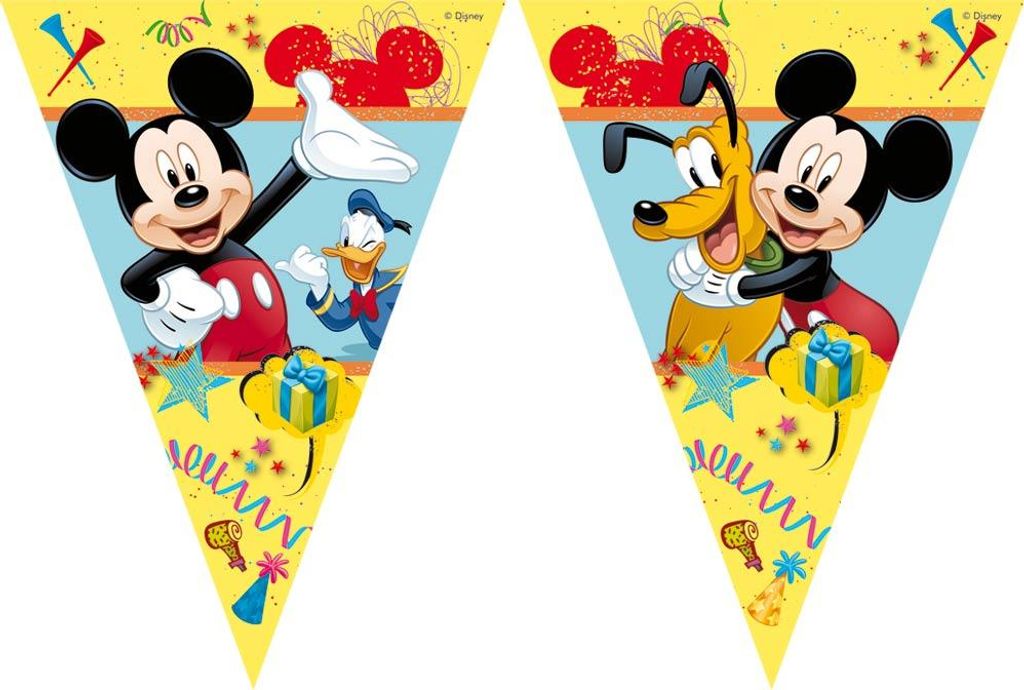 Micky Maus "Karneval" | Wimpelkette Produktbild 