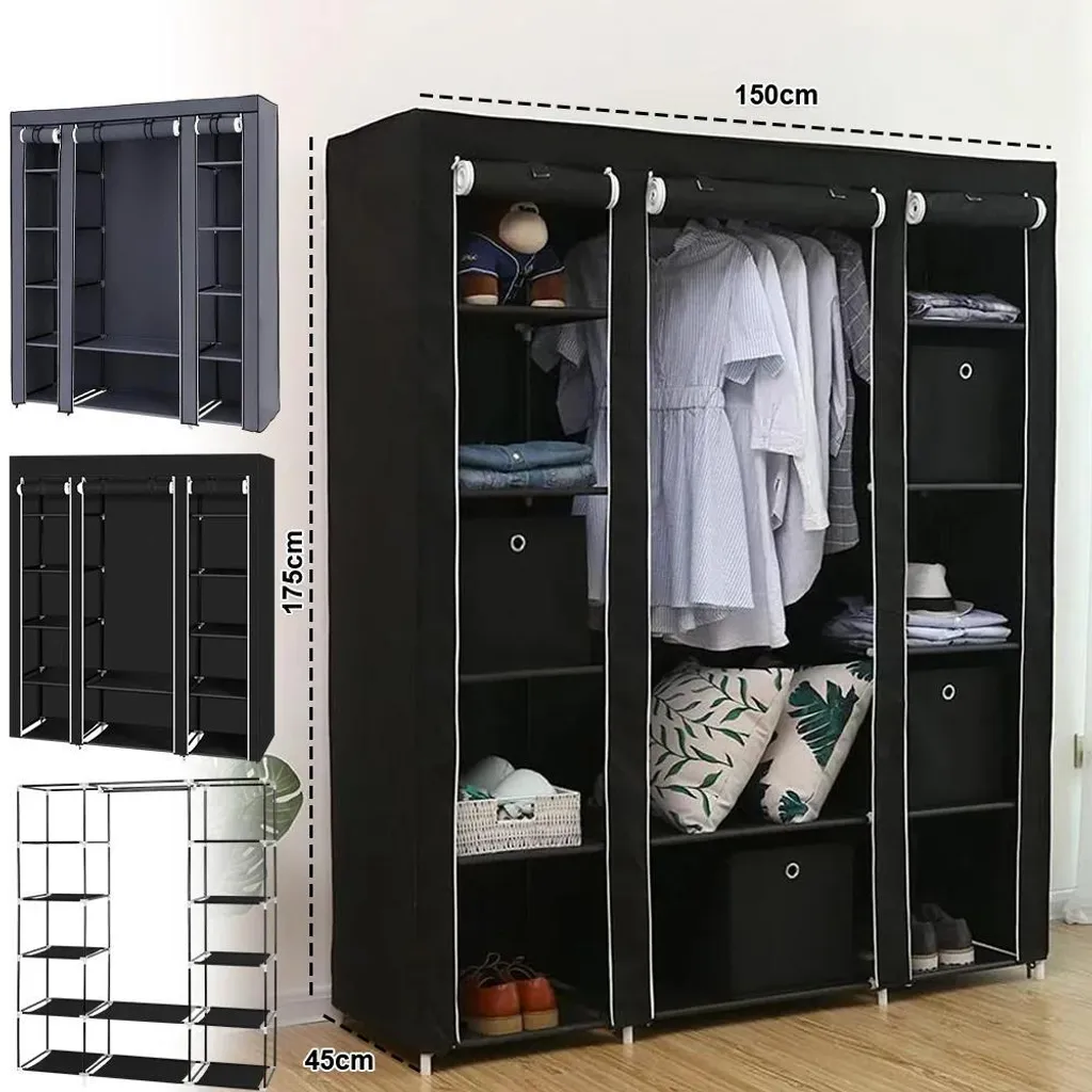 Garde-robe modulable 150 cm idéale pour optimiser votre rangement