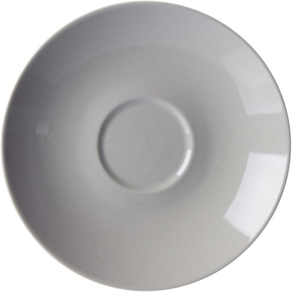 Ritzenhoff und Breker Doppio Jumbo Untertasse grau weiss 17cm