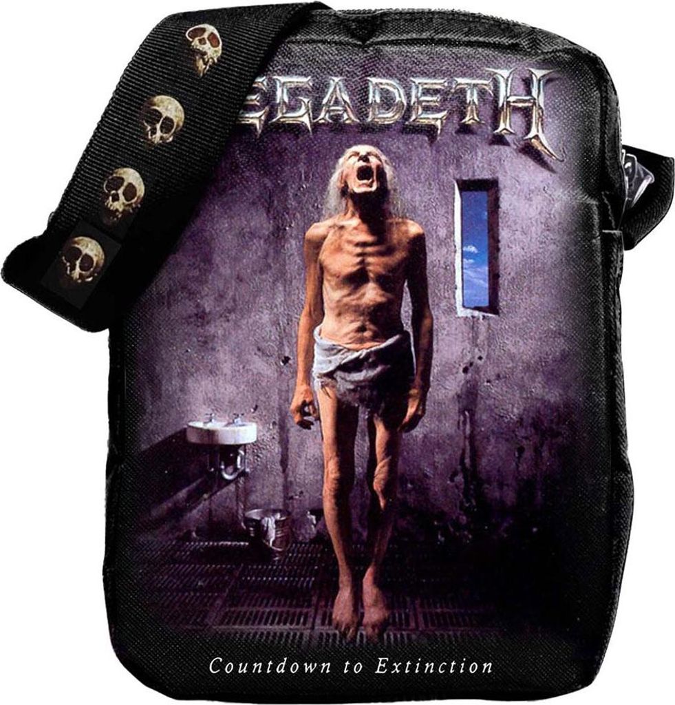 Megadeth - "Countdown To Extinction" Umhängetasche RO14472 (Einheitsgröße) (Bunt)