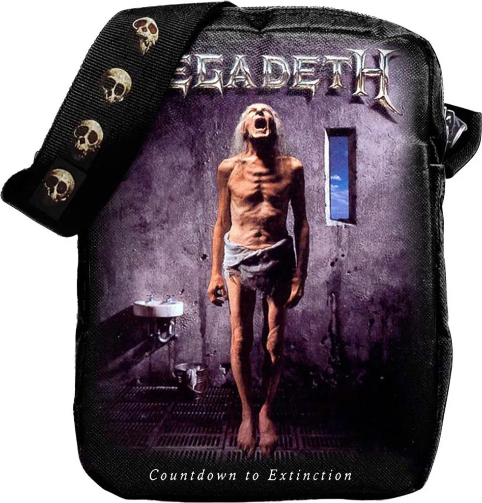 Megadeth Crossbody Bag Countdown To Extinction RO14472 | Rock Style