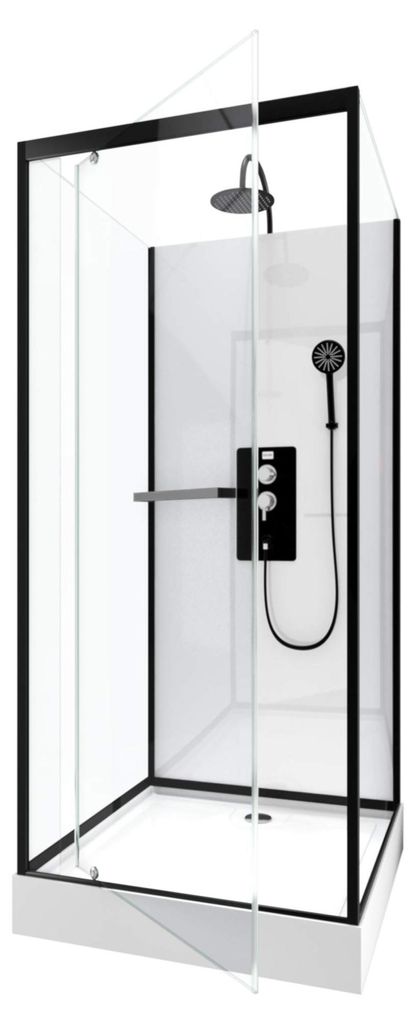 Dusche Komplett MARWELL Duschkabine Fertigdusche City 90x90 Produktbild 