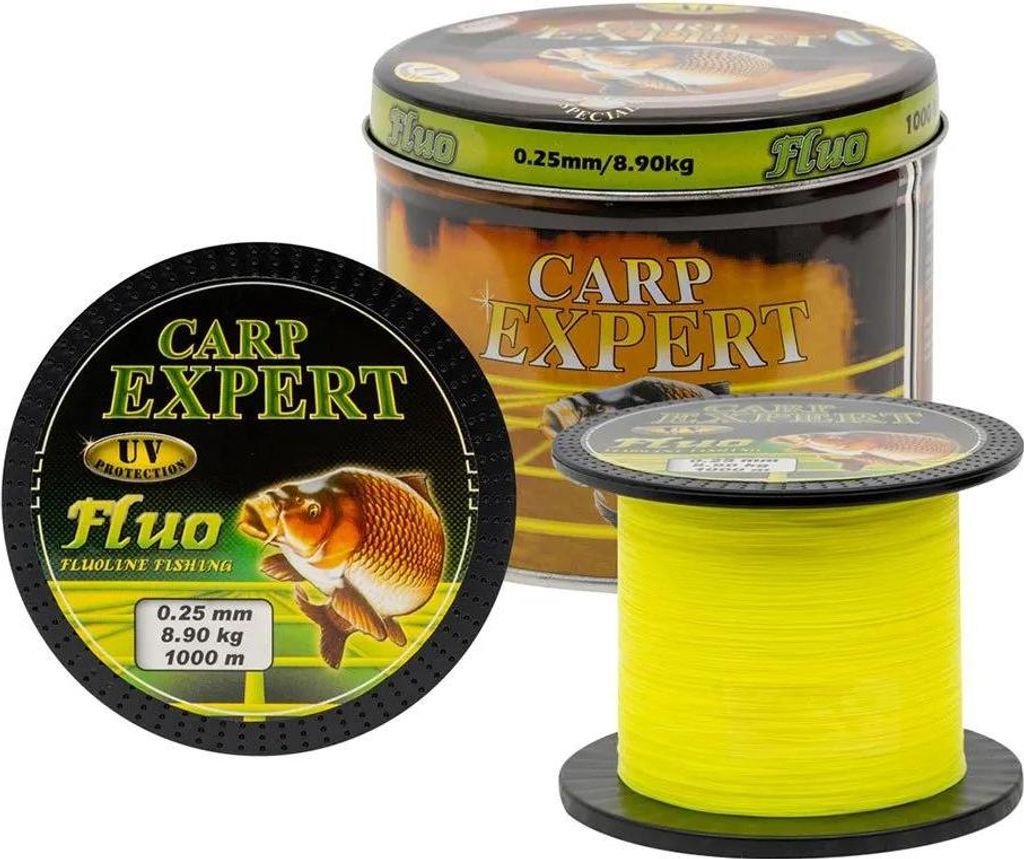 Carp Expert Uv Fluo 1000 M Monofile Schnüre Golden 0.250 mm Produktbild 