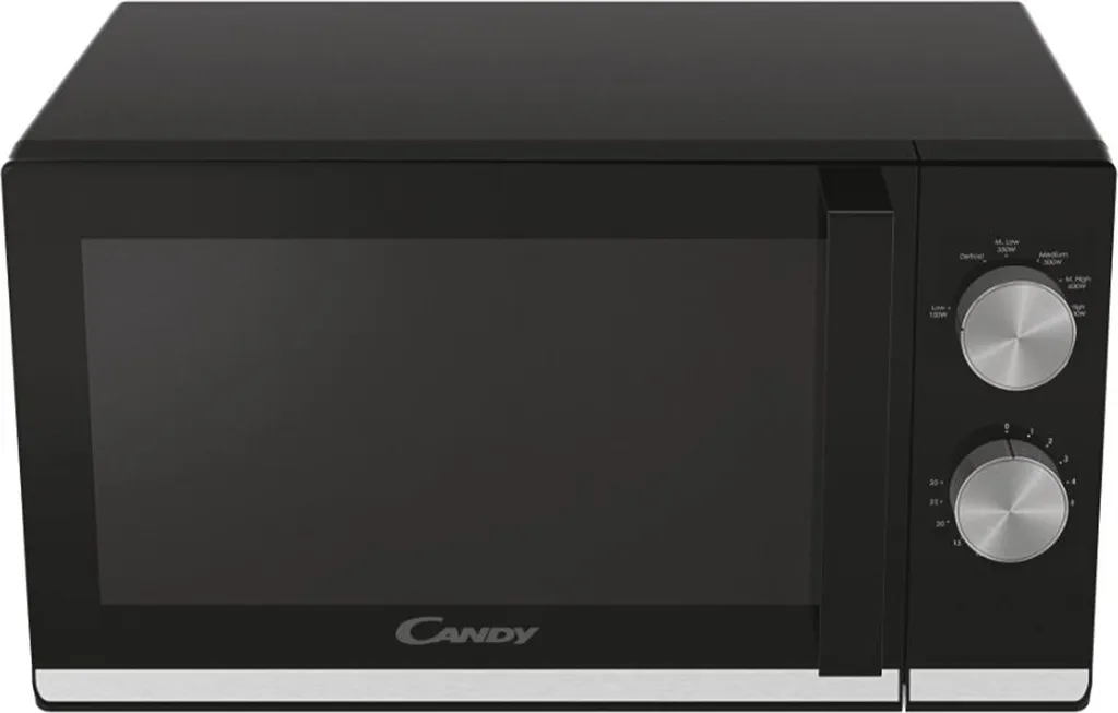 Micro-ondes mono fonction 20 litres Candy noir pour petite cuisine 45cm