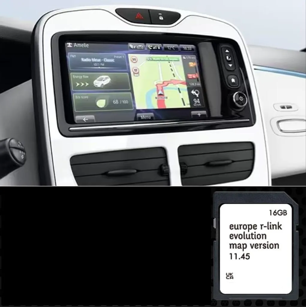 GPS Renault R-Link Carte SD Europe 2025 v11.45 Voyager Sans Se Perdre