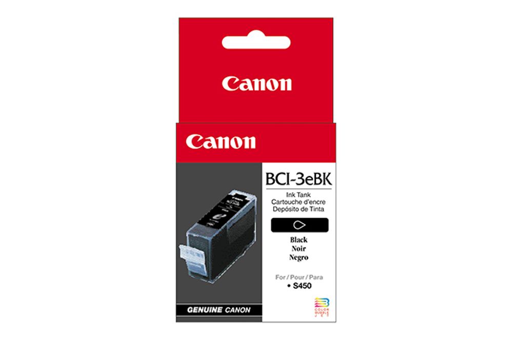 Canon BCI-3EBK inktpatroon - Zwart - Inktjetprinter Productafbeelding 