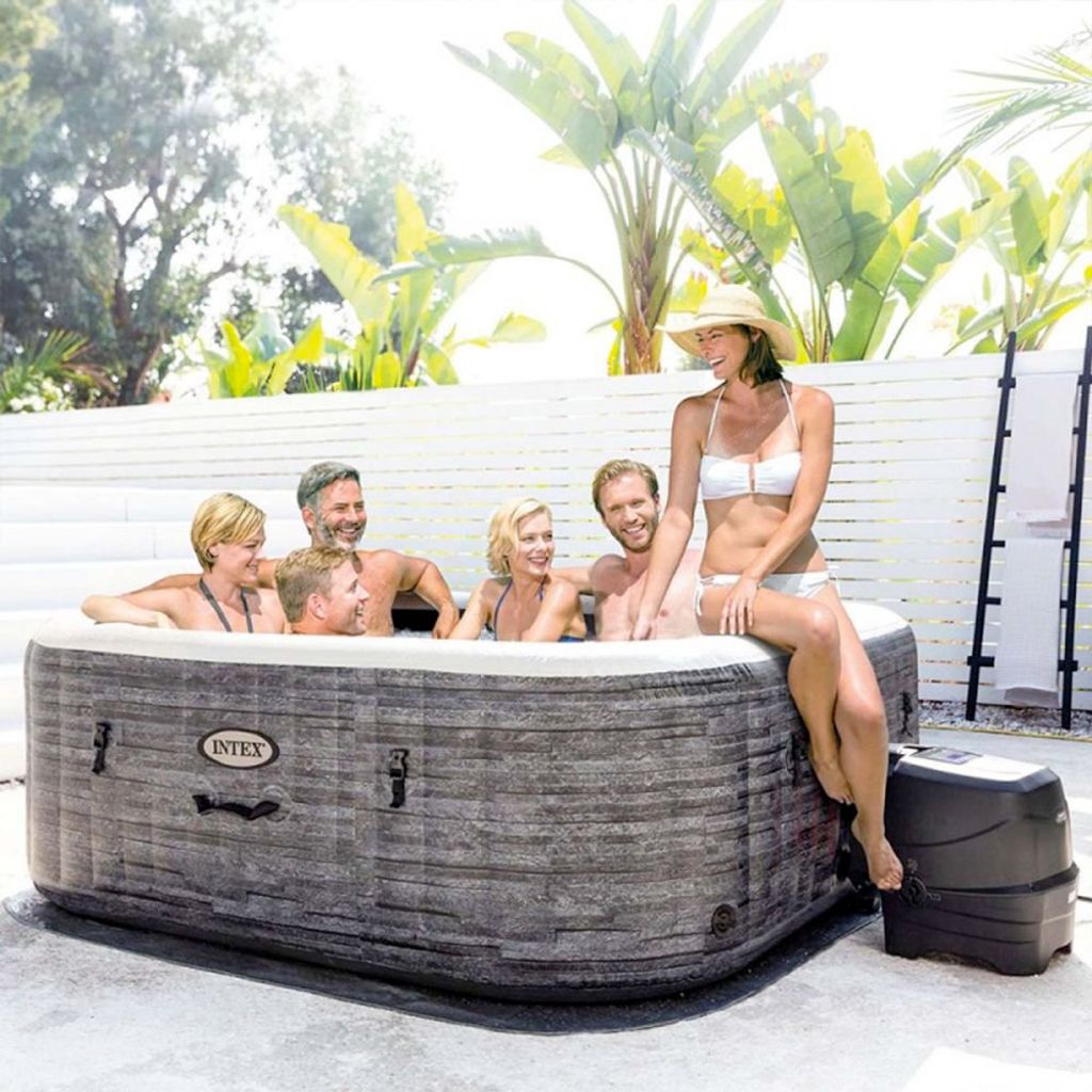 INTEX 28452NP - Whirlpool - PureSPA Greystone Deluxe Produktbild 