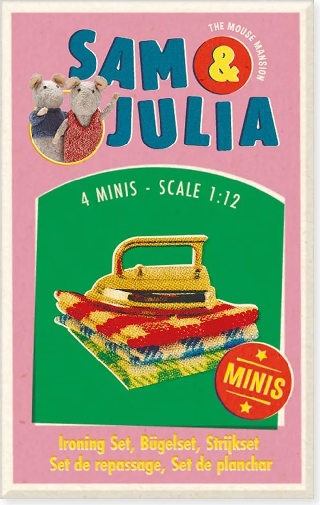 Mini Fer à repasser Sam & Julia Minis en métal au design rétro chic - 2