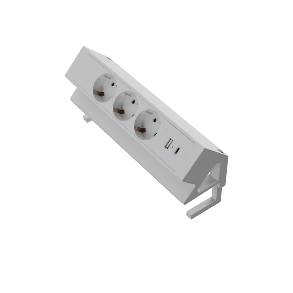 Aménager votre Bureau avec cette Multiprise à Clipser USB C Polyvalente