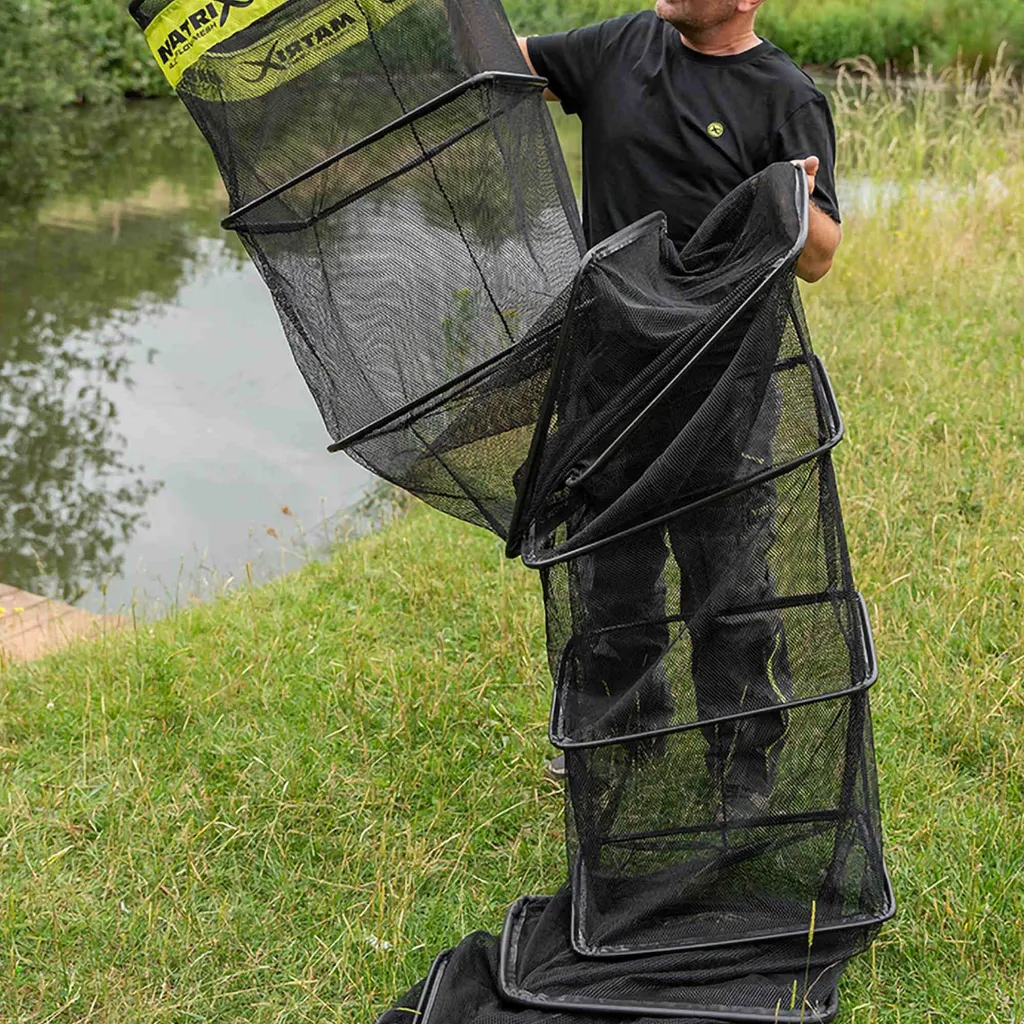 Évitez le stress des poissons avec le filet Matrix Flow Mesh Keepnet 4m - 2