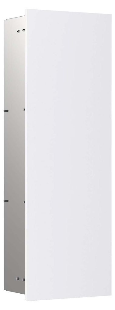 emco asis pure Schrankmodul, Unterputzmontage, Türanschlag rechts, Glasfront, 730x250mm, zwei Glasablagen, 975528407