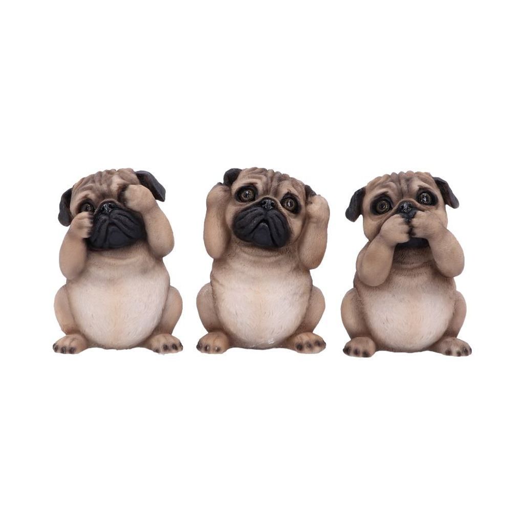 Drei weise Pugs-Verzierung