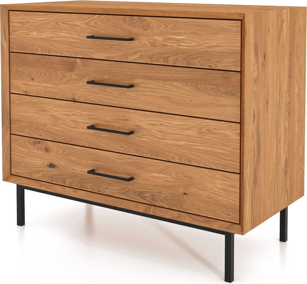 Kommode ABIES aus Massivholz, Naturgeölt