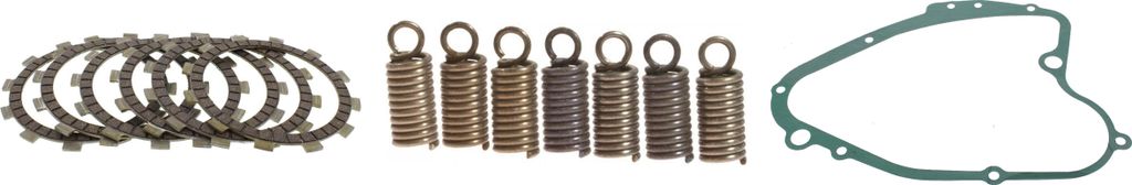 Kupplung Set für Suzuki RM 125 Baujahr 1979-1980 Kupplungslamellen Kupplungsfedern Kupplungsdeckeldichtung von pamoto - Neu