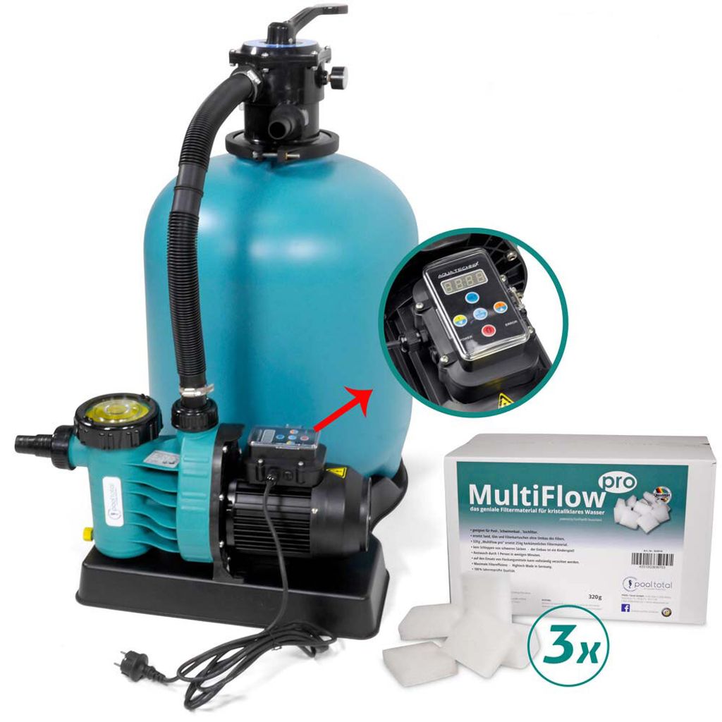 Sandfilter ENERGY+ 500, Aqua Vario Plus + MultiFlow