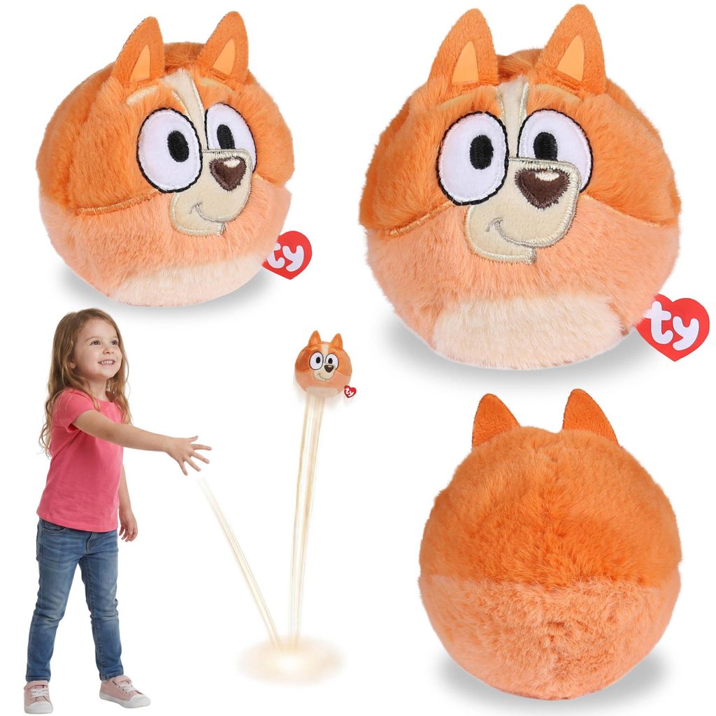 TY Bluey Bingo Plüschball, hüpfendes BEANIE BOUNCERS Produktbild 