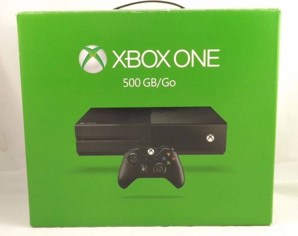 Microsoft Xbox One Konsole 500 GB Schwarz + Orig. Produktbild 