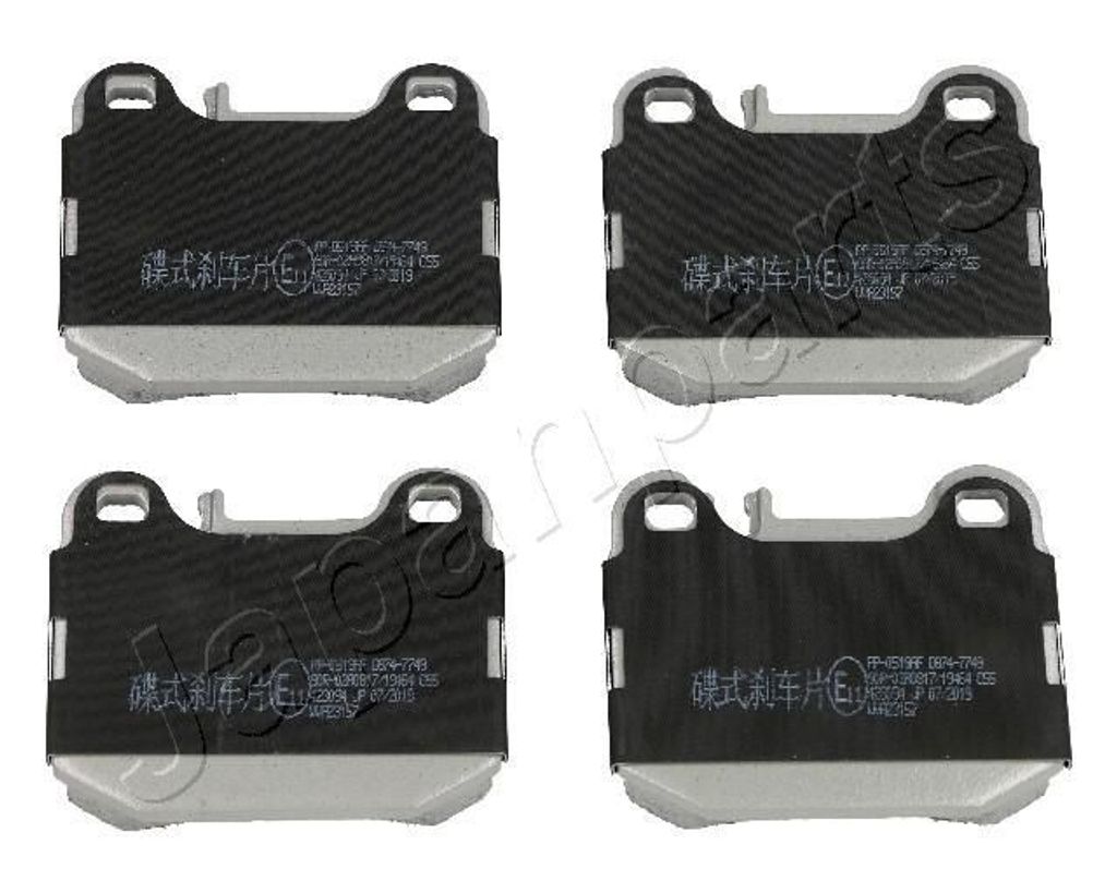 JAPANPARTS Bremsbeläge Satz Hinten Bremsklötze passend für MERCEDES-BENZ M-Klasse (W163) PP-0519AF