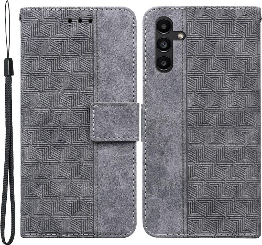 Samsung Galaxy A13 5G / A04s Hülle - Coverup Geometric Klapphülle - Grau