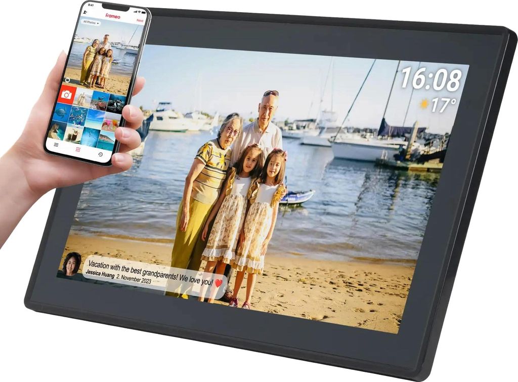 Denver Frameo PFF-1515, zwart, 39,6 cm (15,6 inch) Productafbeelding 