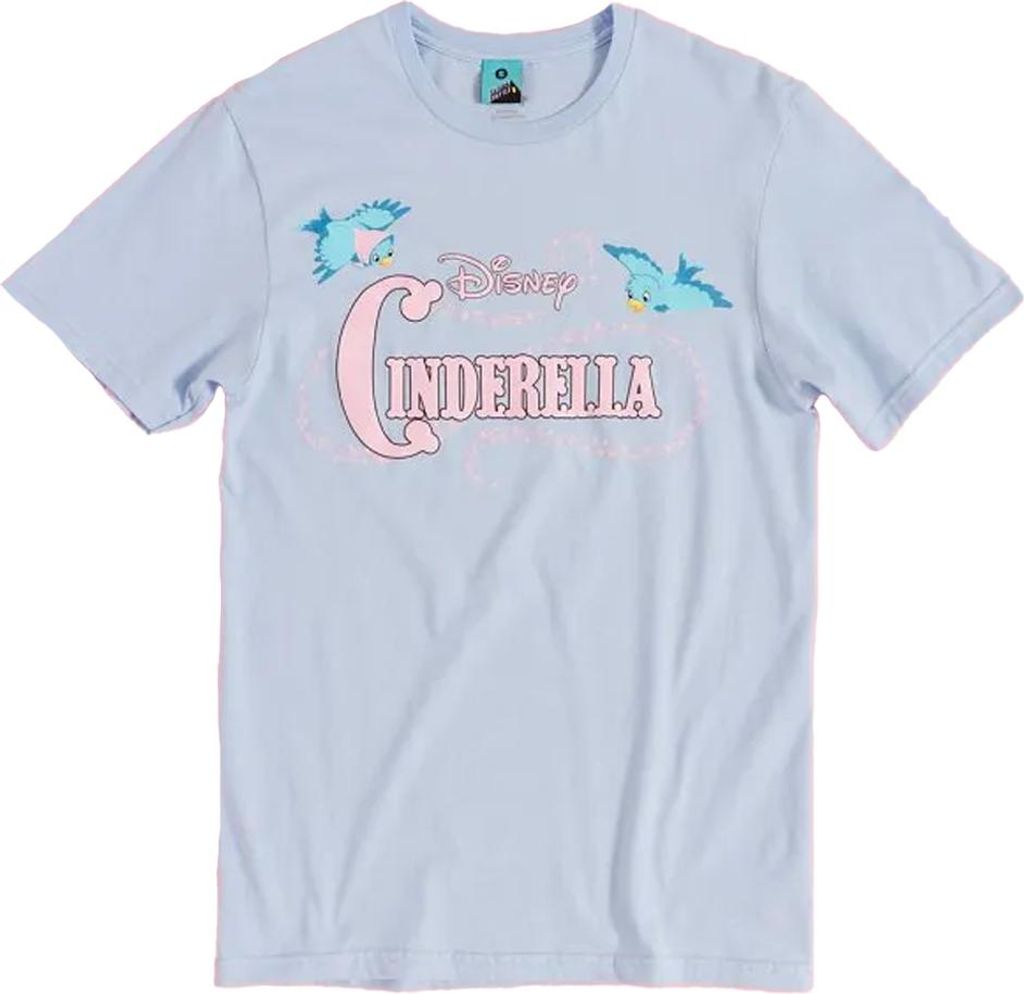 Cinderella - "Classic" T-Shirt für Herren/Damen Uni, Logo TT403 (L) (Blau)