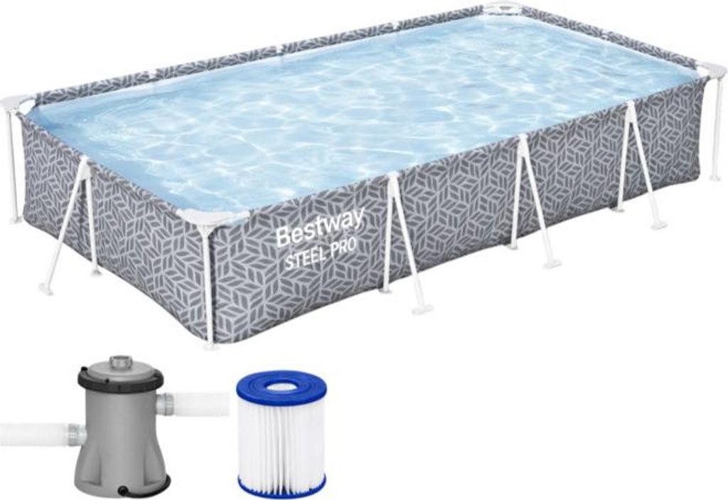 Basen dmuchany Bestway Steel Pro szary Zdjęcie produktu 