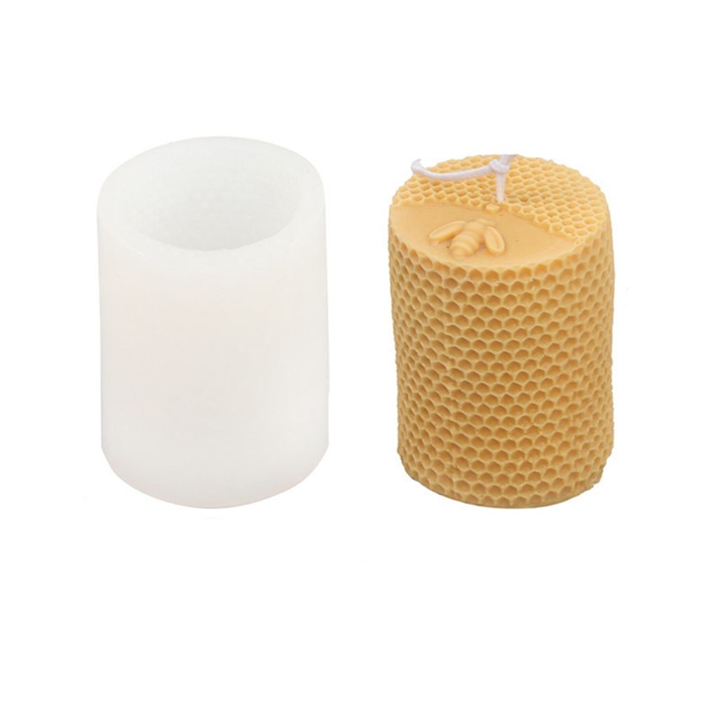 Rolin Roly 3D Herzform Silikon-Kerzenform – Transparent, 7,6 Cm, Wiederverwendbar Für DIY-Kerzen