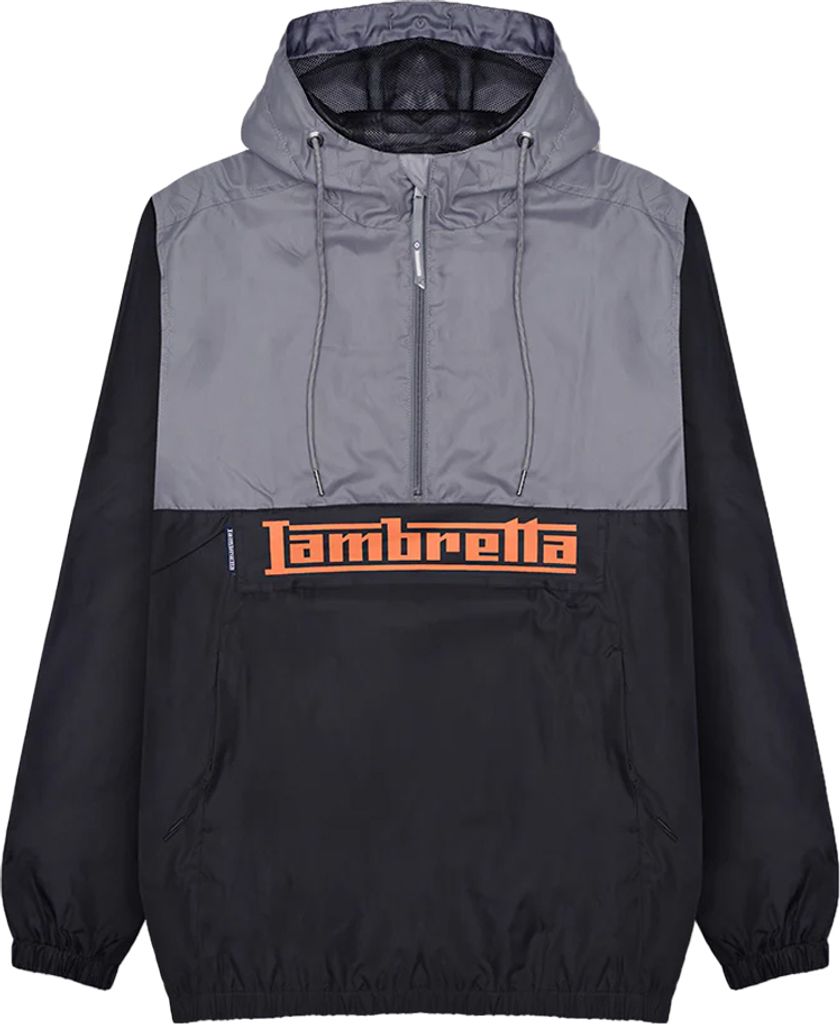 Lambretta - "Scooter" Jacke Über den Kopf für Herren LB203 (L) (Schwarz/Grau)