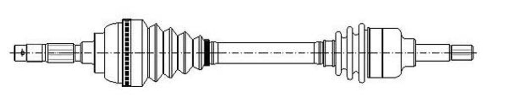 METELLI 17-0852 Antriebswelle für OPEL ZAFIRA B (A05) Astra H Caravan (A04) Astra H Schrägheck (A04) Astra H GTC (A04) Astra H TwinTop (A04)
