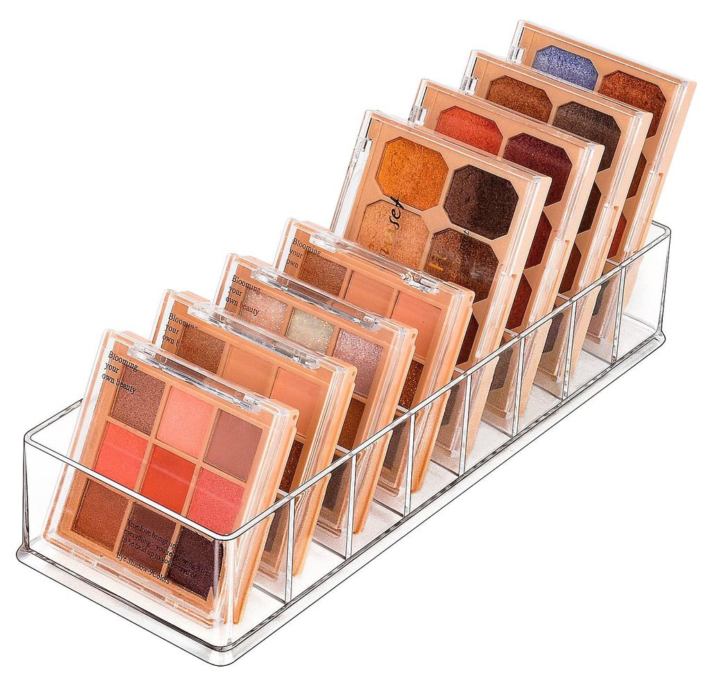 Schubladenorganizer, Make-up-Organizer aus Acryl mit 8 Fächern, Kosmetikaufbewahrung, Schmuckhalter für Schreibtisch, Kleiderschrank, Badezimmer,...