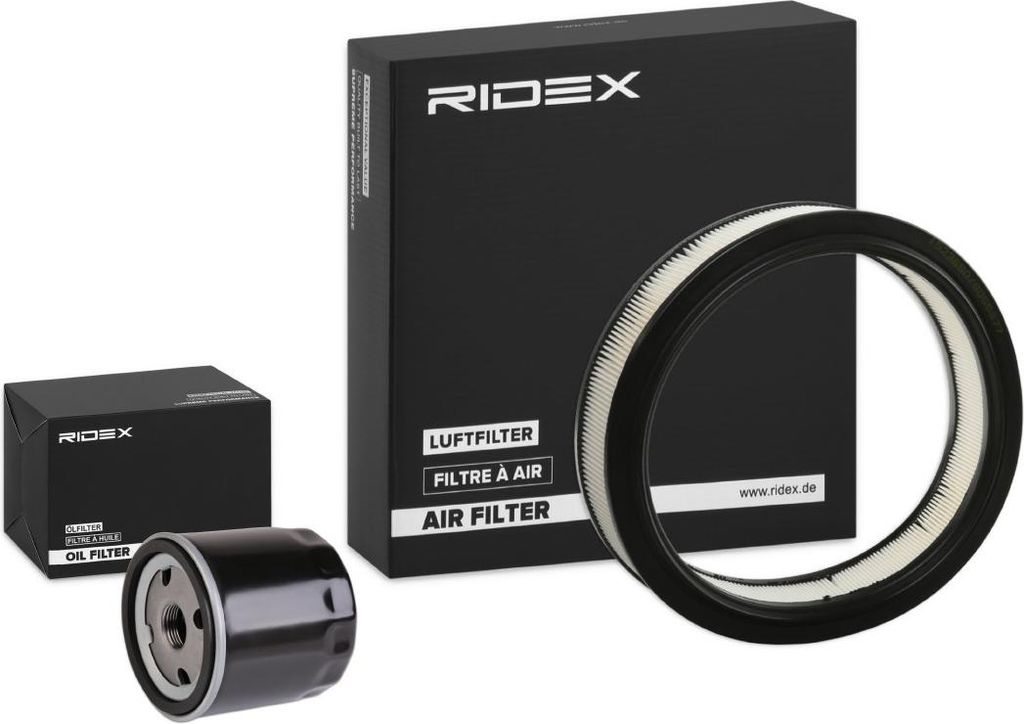 RIDEX Filterset Inspektionspaket Filtersatz für FIAT Seicento / 600 Schrägheck (187)