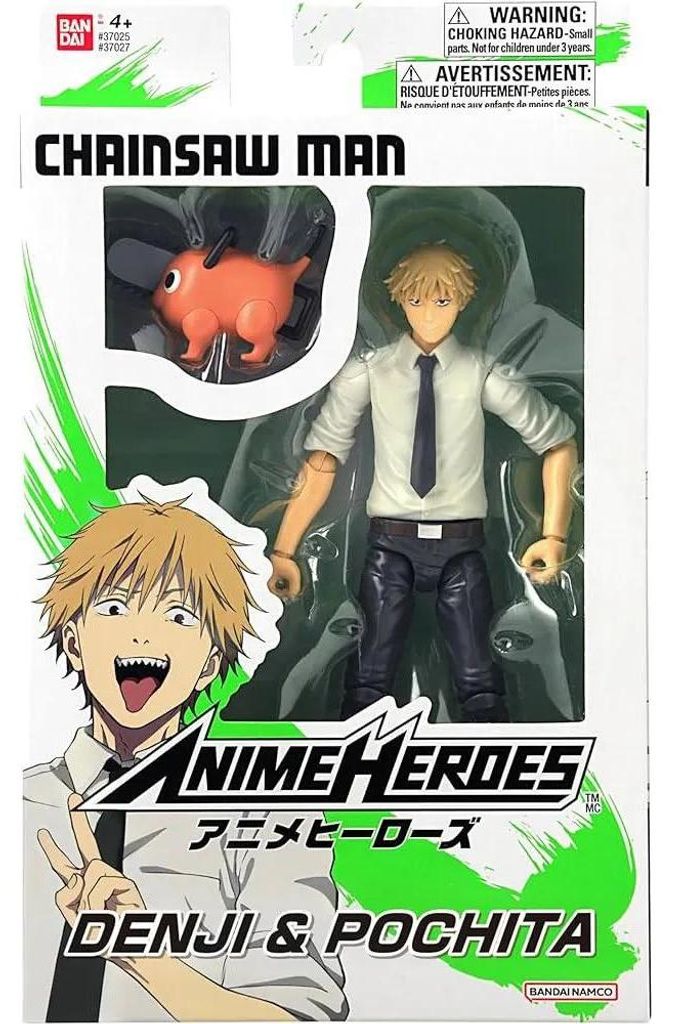 Bandai ANIME HEROES CHAINSAW MAN - DENJI & POCHITA Image du produit 