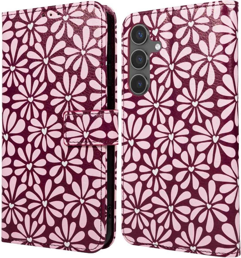 imoshion Design Klapphülle Samsung Galaxy S25 - Bloom Love Blush