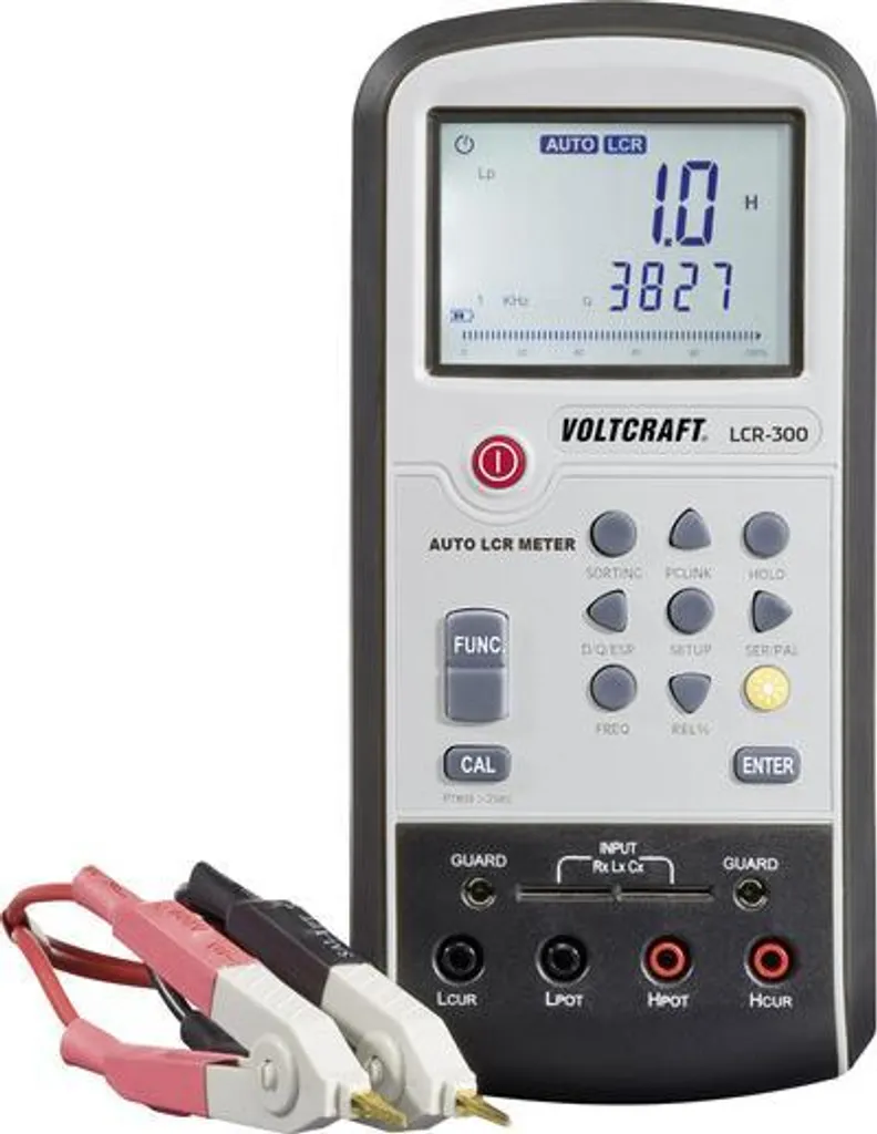 Pont de Mesure LCR Numérique Voltcraft LCR-300 avec Affichage 20000 Counts
