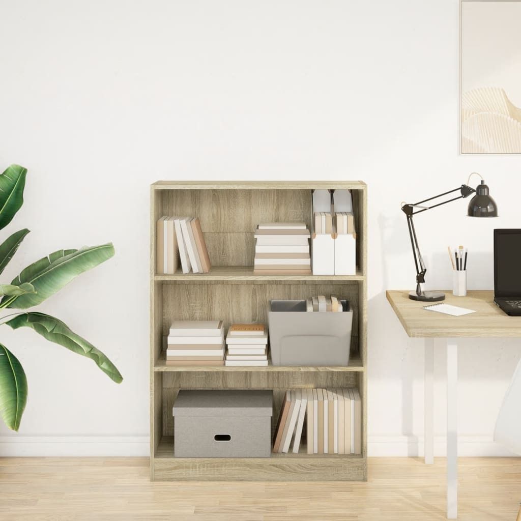 "Winterschlussverkauf "Bücherregal - CLORIS - Standregal - Robust und langlebig - Sonoma-Eiche 80x24x109 cm Holzwerkstoff - NeuMöbel2911498