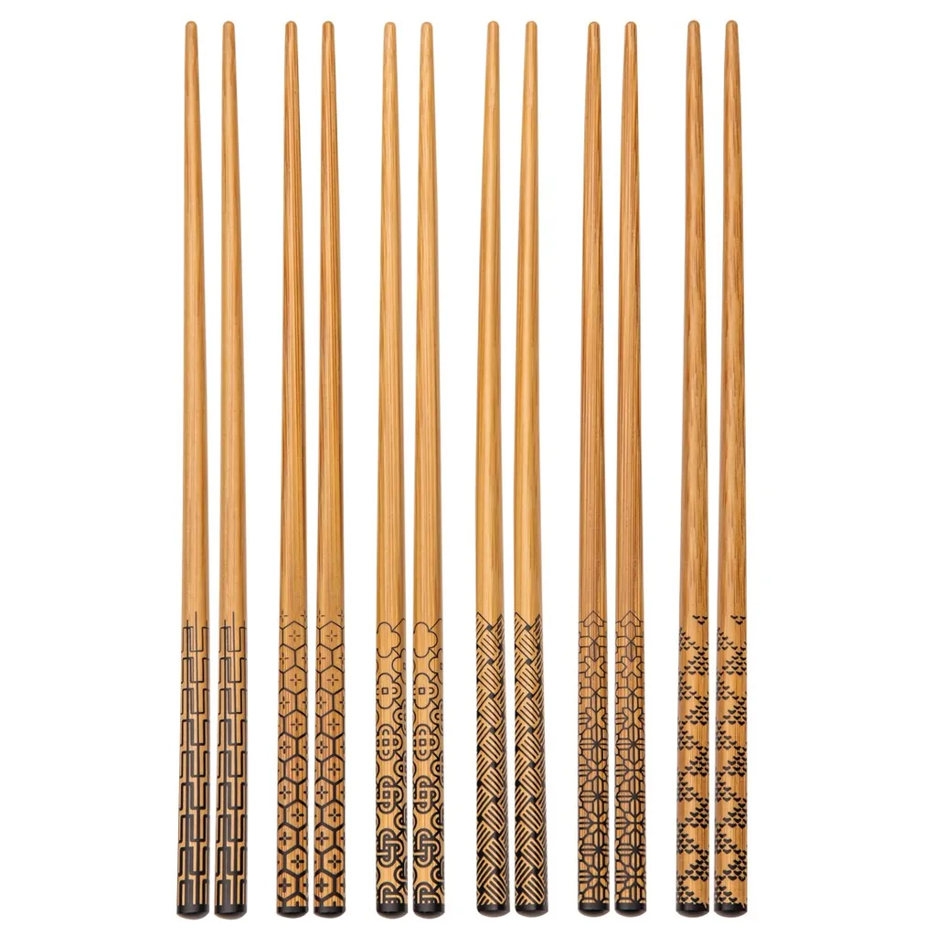 Baguettes pour Sushi et Wok Tescoma NIKKO - Service de Table 6 Pers