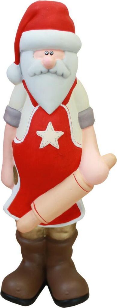 Casablanca Back-Nikolaus mit Nudelholz ca 29cm H