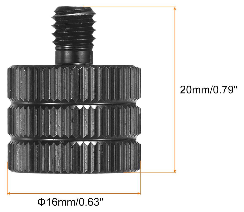 Mikrofonst?nder-Adapter 3/8 Weiblich auf M6 M?nnlich Gewindeadapter fš¹r Mikrofonst?nder zu Kamerastativadapter