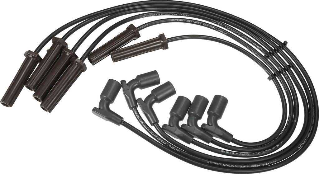 Zündkerzen-Spulen-Kabel Zündspulen-Harnisch 7mm passend für Chevrolet Equinox Malibu Uplander 3.4L 3.5L Nr. 89018131 - Packung mit 6