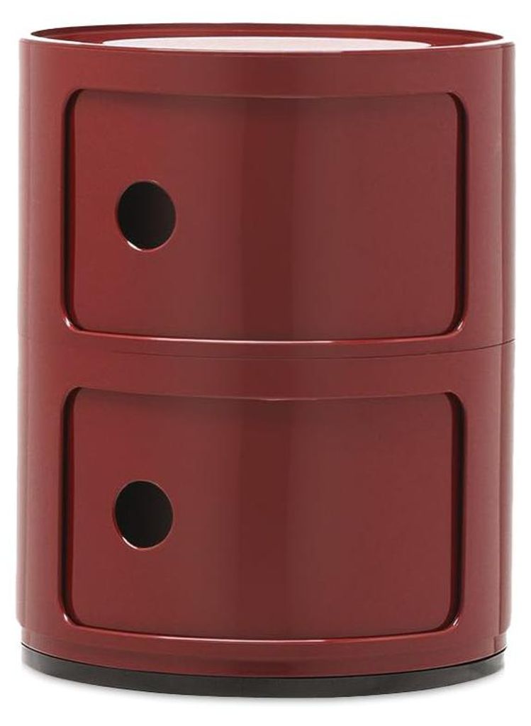Kartell Componibili, Container 2-fächer, Bordeaux Produktbild 