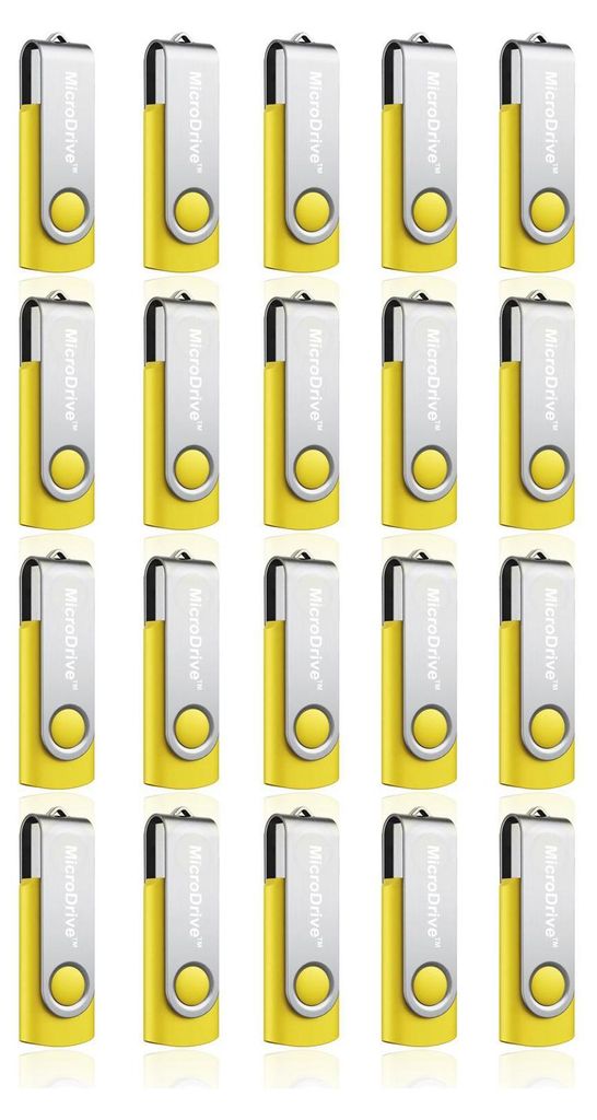 20x 2GB USB 2.0 Stick Flash USB Drive Swivel USB Flashdrive Produktbild 