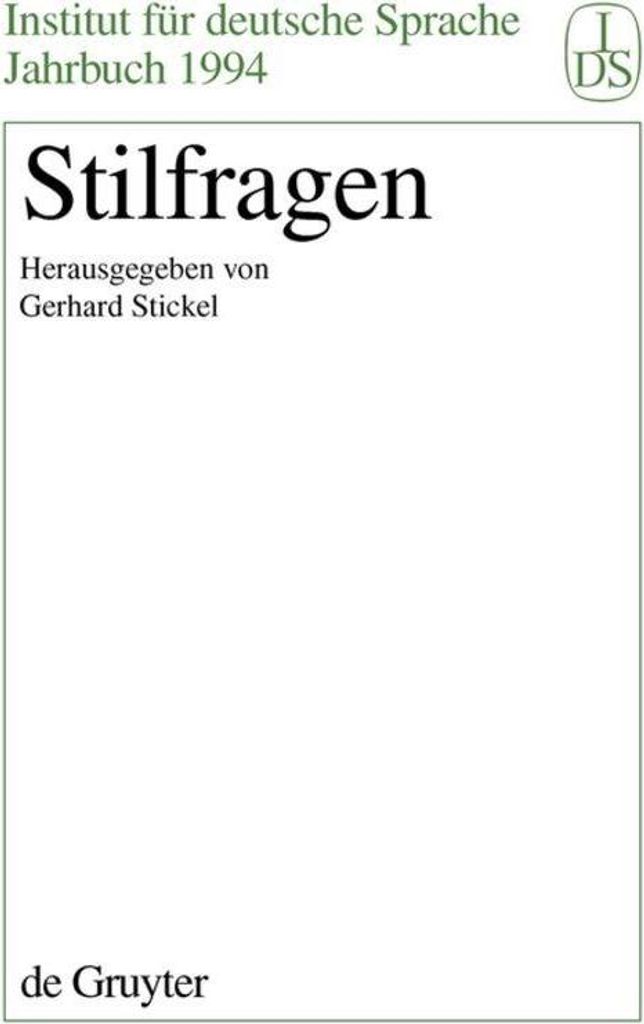 Stilfragen