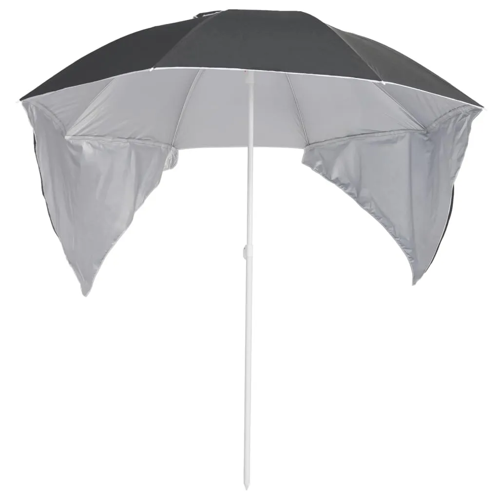 Ombrellone Antivento vidaXL 215 cm Antracite - Protezione UV Totale