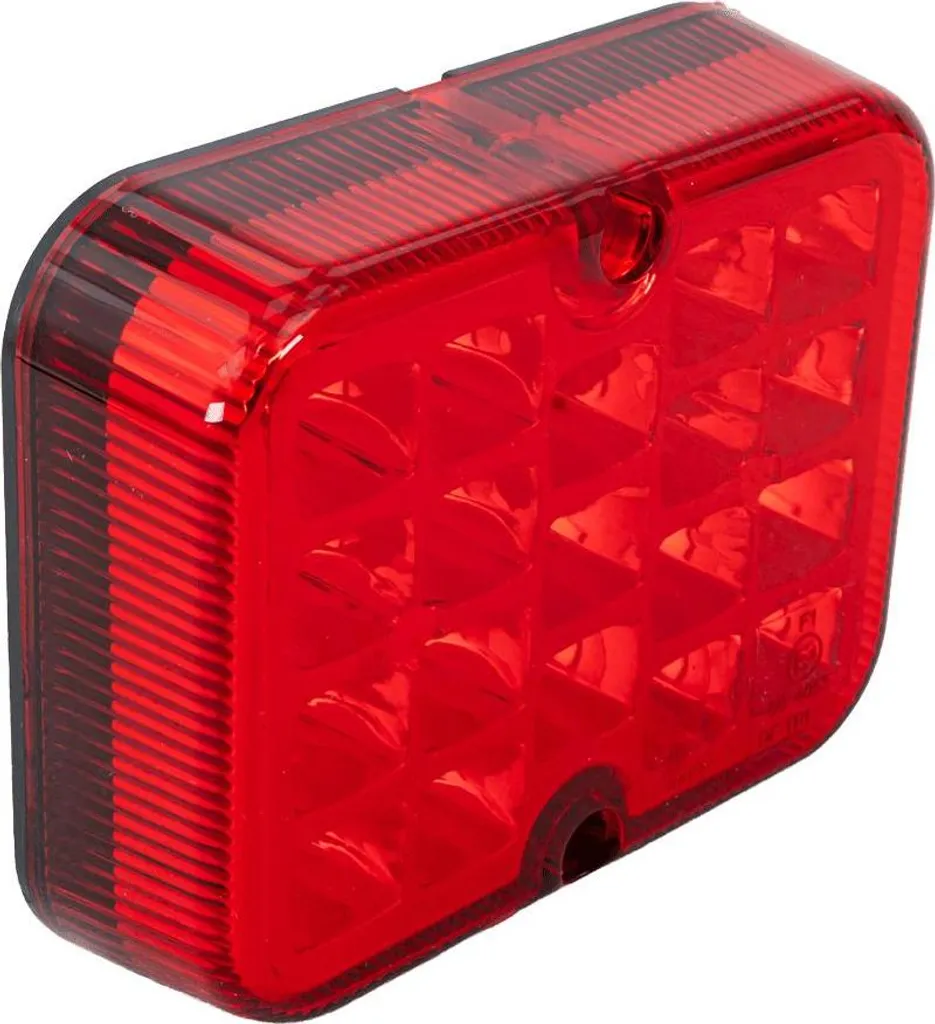 Feu de brouillard arrière à LED rouge 12V de forme carrée pour camions - 5