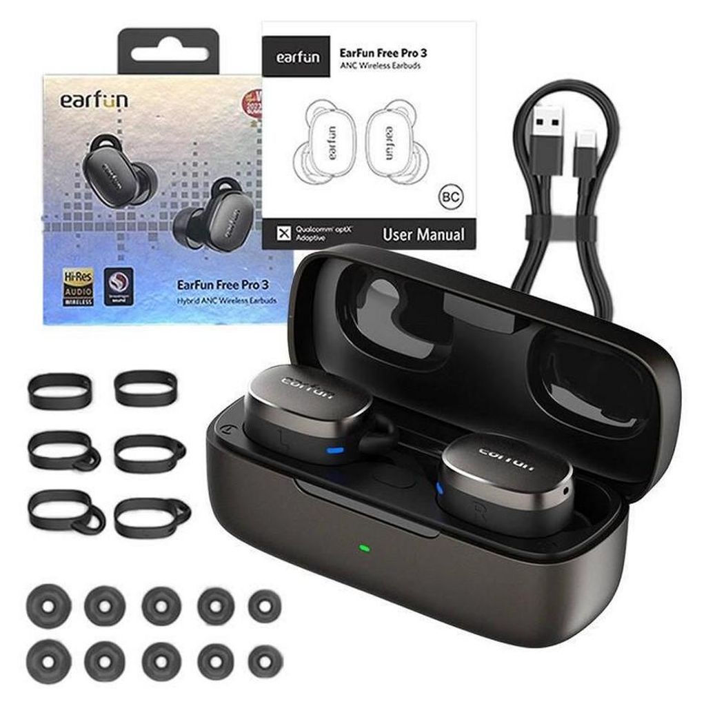 Earfun Earphones TWS EarFun Free Pro 3, ANC (black) Produktbild 