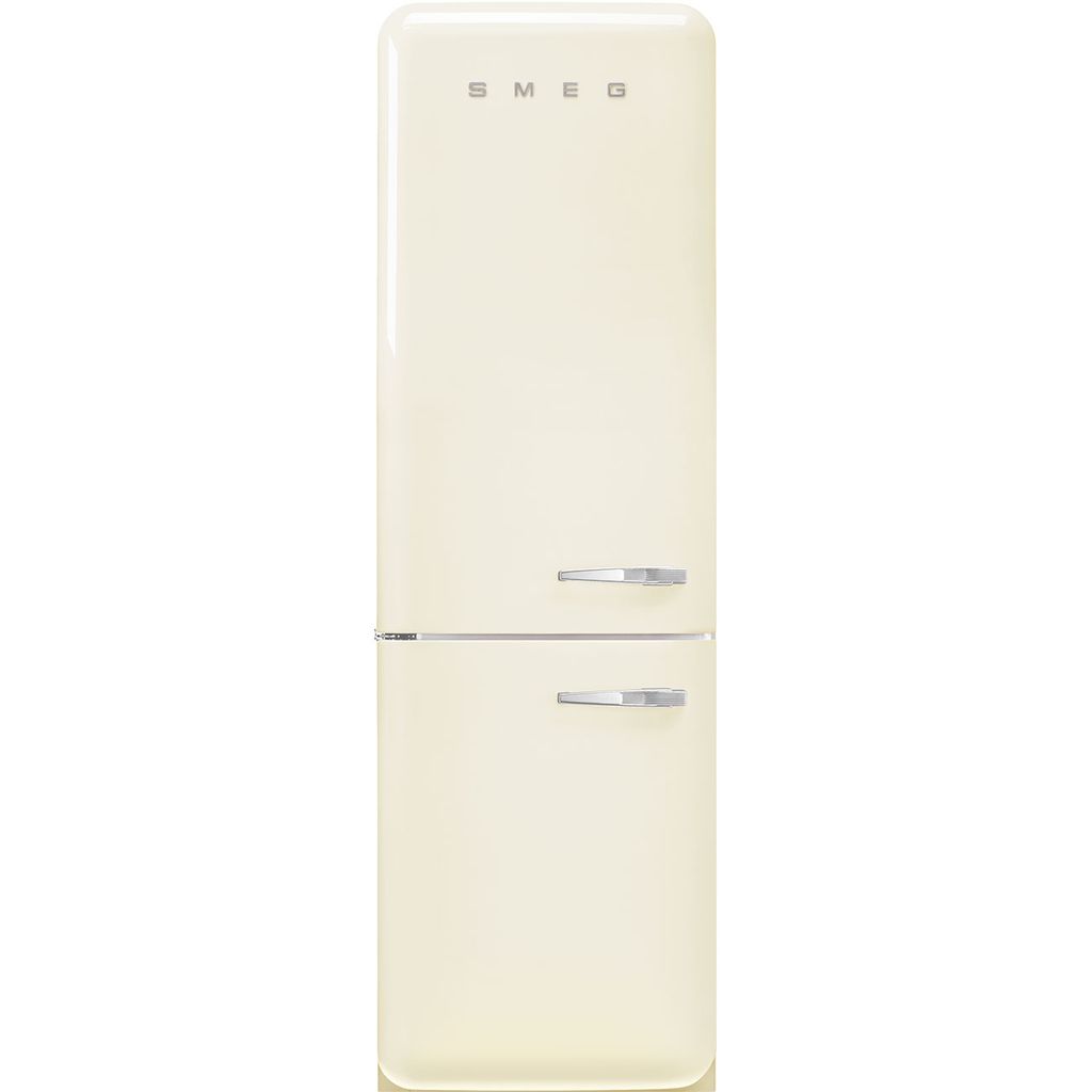 SMEG FAB32LCR5 Kühl-Gefrierkombination Linksanschlag Creme 50`s Style
