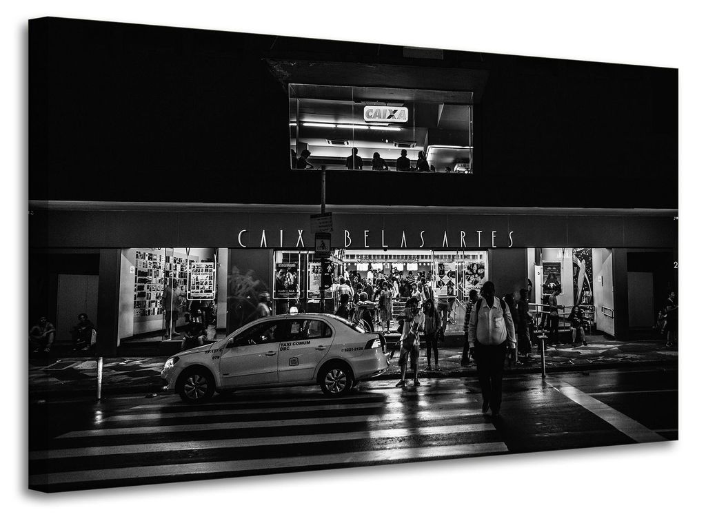 Leinwanddruck Architektur Taxistraße 100x60