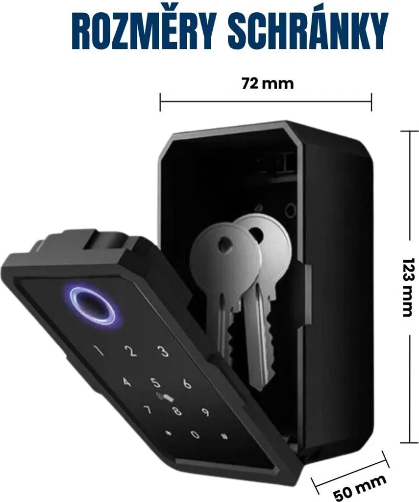 Boîte à clés connectée contre perte de clé - Coffre intelligent à code - 2