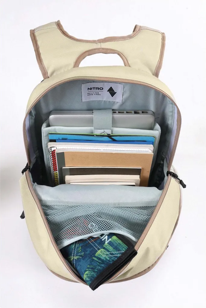 Nitro Scrambler Backpack 28L Dune Cachi: Avventura Urbana e Weekend - 5
